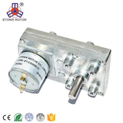 China drip-proof 12v dc motor with double shaft with encoder for sale