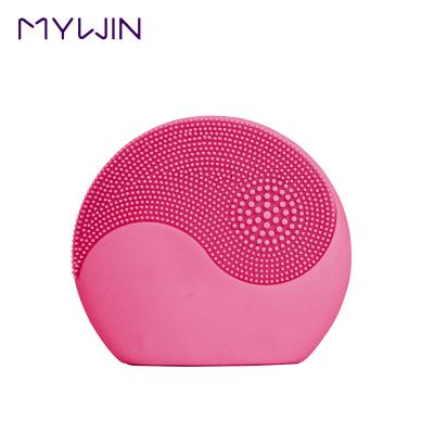 China New Rise USB Silicone Face Remover Waterproof Silicone DEEP CLEANING Electric Deep Cleansing Brush for sale