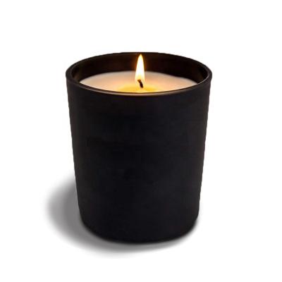 China Chinese Supplier Eco-freindly Black Candle Container Empty Glass Jar For USA Market for sale