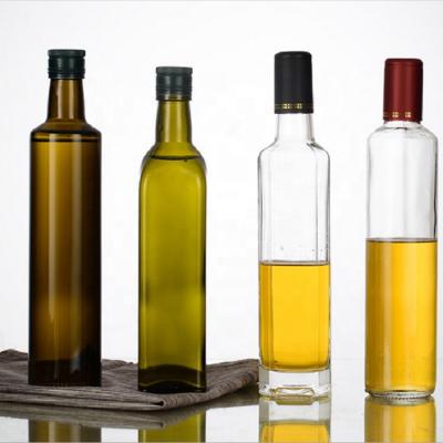 China Hot Sale Order-Friendly Place Around Stopper Oil Packing 250ml 500ml 750ml 1000ml Olive Oil Glass Bottles for sale