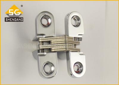 China Finishing Surface 180 Degree Cabinet Folding Door Hardware Hidden Hinges for sale