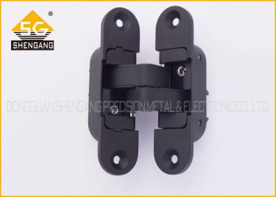 China Adjsuatble 180 Degree Zinc Alloy 3D Invisible Door Hinges , 111.5*29*36mm for sale