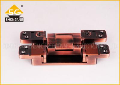 China 180 Degree Invisible Three Way Hinge 3D Security Flush Door Hinge Of Zinc Alloy for sale