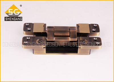 China 3D Invisible Hinges Exterior Door Three Way Hinge , Hidden Hinges For Cabinets for sale