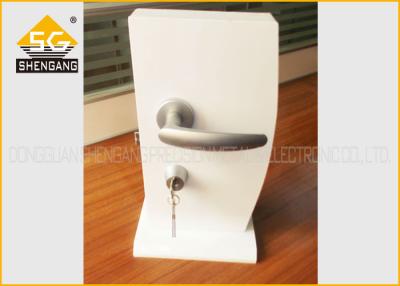 China Japanese Type Adjsutable Interior / Cupboard Door Silent Door Handle Lock Of Aluminum for sale