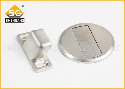 China Brushed Nickel Electromagnetic Door Stopper , Commercial Door Stop holders for sale