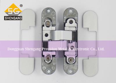 China 110mm 40kg Concealed Internal Three Way Hinge For Hidden wood Door for sale