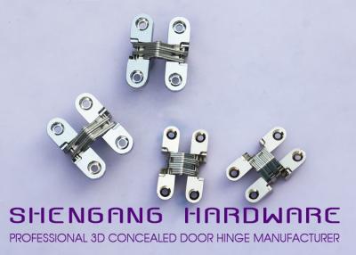 China Cabinet Style Hidden Door Hinges , Single Action Invisible Heavy Duty Stainless Steel Hinges for sale