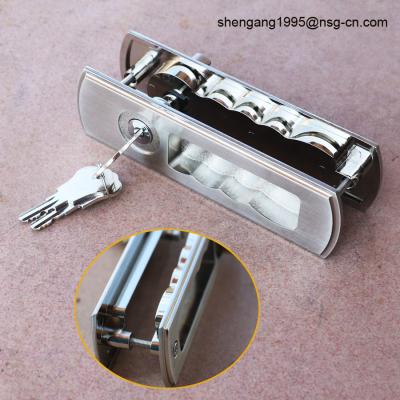 China Sliding Door Lock Handle Decorative Zinc Alloy Sliding Door Key Lock / Handle for sale