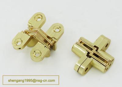 China 180 Degree 44 Mm Zinc Alloy Firm Furniture Wooden Box Hidden Hinge Easily Installed for sale