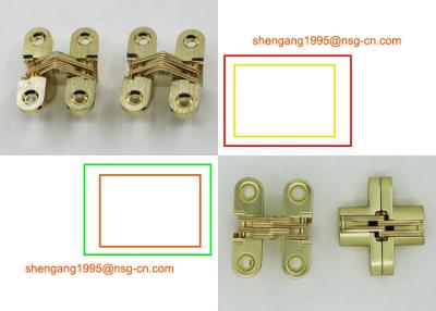 China Brass / Gold 180 Degree Opening Invisible Hinge Soss Small Hinges SG-HC 104#1 for sale