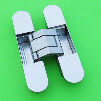 China zamac door Fitting 3D adjustable Hidden concealed hinges for sale