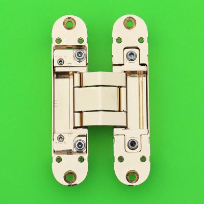 China Smooth Right Hand and Left Hand Applicable Zinc Alloy Three Direction Adjustable Concealed Hinge for sale