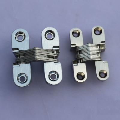 China 180 Degree Small Hidden Hinge Fold Cabinet Door Hinge for sale