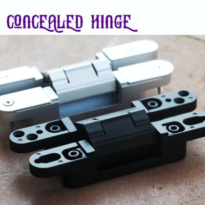 China Chrome 180 degree 3D Adjust Concealed Universal door hinges for sale