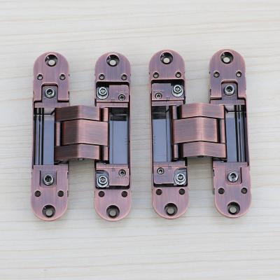 China 180 degree hidden door hinges fold door hinge concealed hinge for flush doors for sale