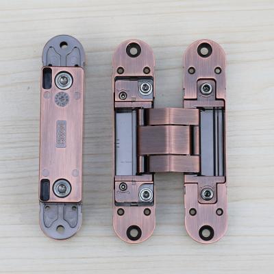 China 180 degree adjustable concealed middle duty door hinges european concealed types door hinges zinc alloy hardware for sale