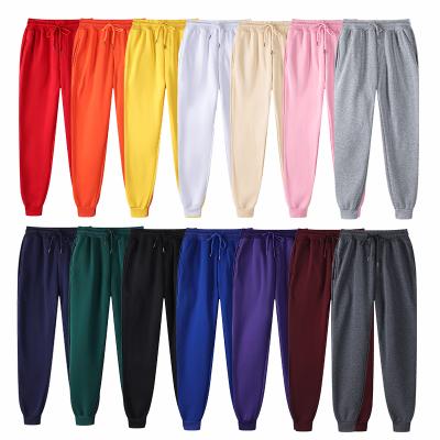 China Breathable Factory Waist Pants Solid Color Unisex Casual High Thick Sportswear Tracksuit for sale