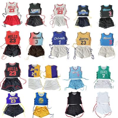 China Wholesale Anti-pilling 2 Pieces Set Women Sportswear Tank Top Shorts Sets 2021 Lace Up Women Two Piece Outfits for sale