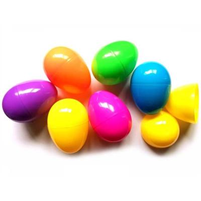 China Eco Friendly PP Wholesale Small Mini Plasric Empty Capsule Surprise Easter Egg Toys For Kids for sale