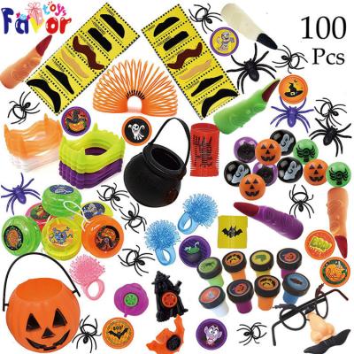 China Party Halloween Carnival Halloween Gifts Supplier 100 Pieces Halloween Party Set Toy For Kids For Children for sale