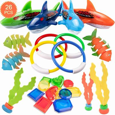 China ABS. PVC. POM 26 Pack Diving Toys for Pool Use Underwater Swimming, Diving Pool Toys for Gift, Ages 3 and Up for sale