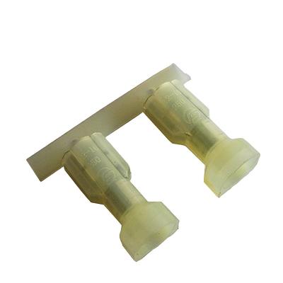 China FDFN 1.25- 187(8) Female Copper Quick Disconnects Nylon Fully Insulated A.W.G. 22-16 crimp terminals for sale