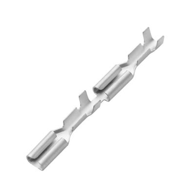 China Quick-Connect Terminals Electrical Cable Crimp Terminals Chain Non-Insulated Solderless Faston Female Spade Terminals Type 110/187/250 Terminals In Spool for sale