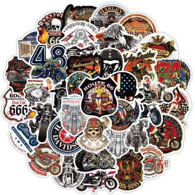 China Other 50pcs Motorcycle Graffiti Stickers Helmet Skateboard Electric Car Stickers Car Stickers for sale