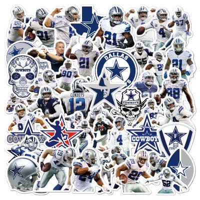 China Other 50 American Football Rugby Notebook Water Cup Luggage Stickers for sale