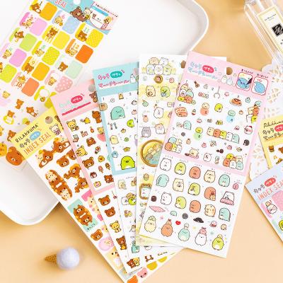 China Cute decorative cartoon Japanese creative paper sticker diary stickers scrapbooking stationery for sale