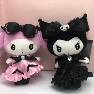 China Gift Children Play Sanrio Plush Doll Kuromi Maid Melody Doll Send Girls Gift Doll Pendant Toy for sale