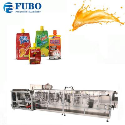 China GARMENT Baby Food / Jelly Gel / Enzyme Stand Up Sachet / Tomato Sauce Edible Oil Packing Machine for sale