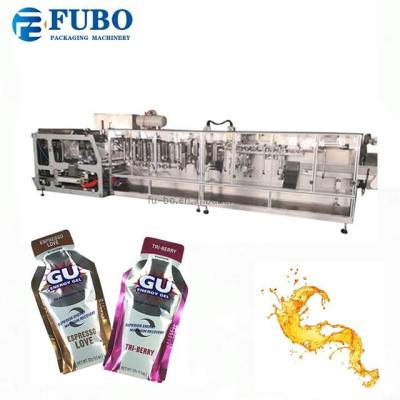 China Hign speed HFFS automatic doypack sachet sunflower oil irregular shape olive packing machine for sale