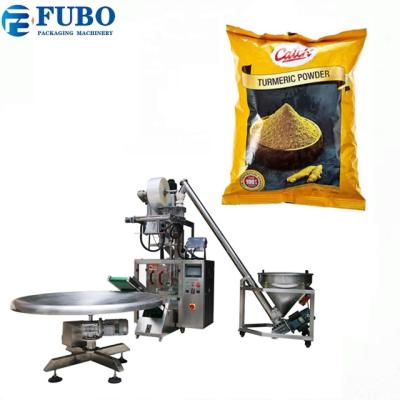 China VFFS Manual Food Pillow Pouch Masala Curry Packing Machine Corn Flour Filling By Auger Filler for sale