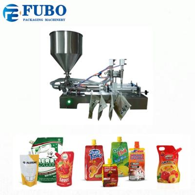 China Food Hand Feeding Liquid Holder Up Pouch With Spout Making Filling Machine for sale