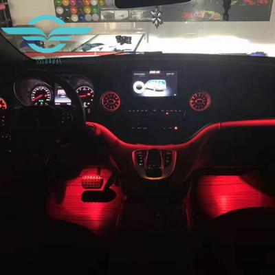 China For Car Interior Ambient Light Ambient Light Air Vent Outlet Car Turbo Turbine AC Light Duct For Mercedes Benz V Class for sale