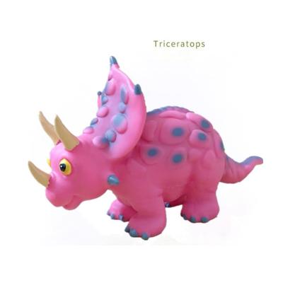 China Vinyl 6pcs Vinyl Toy Animal Toys 10 Inch Dinosaur Paradise Toy Set for sale