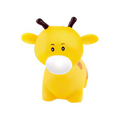 China 6pcs Forest Cartoon Eco-friendly Vinyl 7 Inch Animal Zoo Animal Toy For Kids Bath Toys for sale