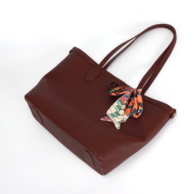 China Fashion OEM customization designer high quality famous brands women PU large capacity scarves luxury handbag for sale