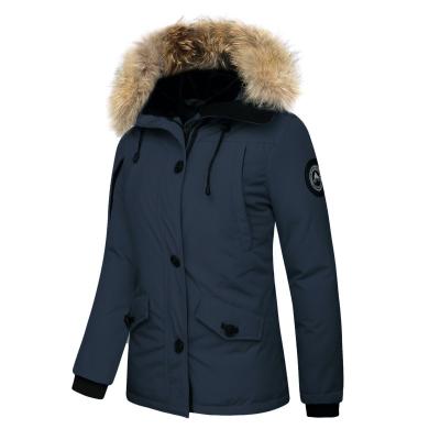 China Waterproof New Arrival 2021 Winter Hot Sale New Design Waterpoof Outdoor Women's Hooded Hiking Jacket for sale