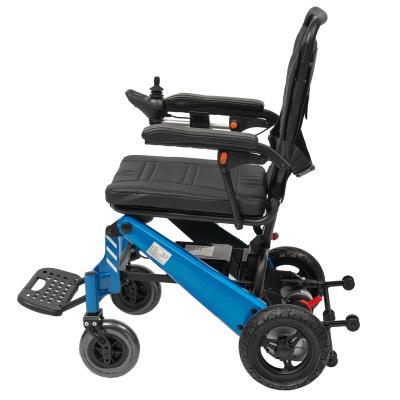 China Factory Supply Comfortable And Portable Electric Wheelchair Foldable Lightweight Support OEM For Elderly Use for sale