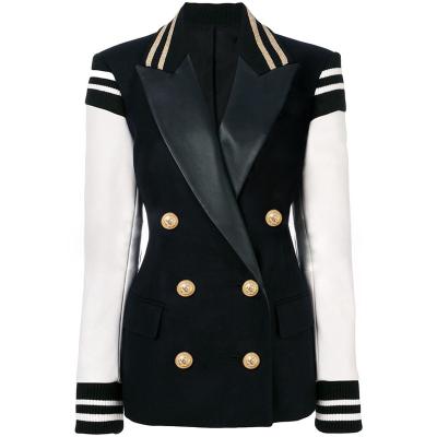 China OEM Factory Service Breathable Custom Varsity Jacket Classic Student Blazer for sale