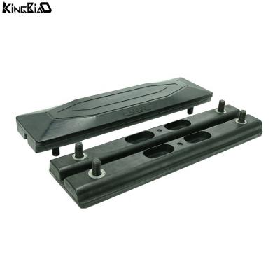 China Heavy Duty Excavator Rubber Track Block Construction Length 450mm ZX75UR Rubber Track Pad With Bolt for sale