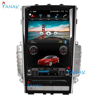 China Support wifi Android GPS navigation carplay car radio for Infiniti Q50 Q50L Q60S Tesla 2 style multimedia player din stereo receiver 2012-2019 for sale