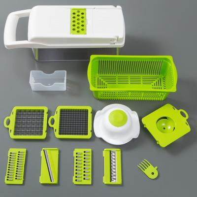 China 14 Viable in 1 Manual Kitchen Vegetable Cutter Kitchen Tools Vegetable Chopper Chopper Slicers for sale