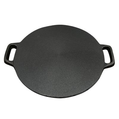 China Minimalist Thickened Cast Iron Non-Stick Uncoated Frying Pan For Commercial Household for sale