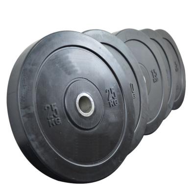 China Low Density Wholesale Straight Bar Manufacturer Commercial Equipment Plates Gym Fixed Rubber Barbell 25Kg for sale