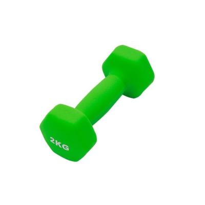 China 2021 Best 2Kg Weightlifting Gym Equipment Home Gym Equipment Anti-Slip Colorful Plastic Adjustable Dip Dumbbell for sale