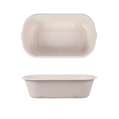 China Factory Direct Sale Minimalist Disposable Bagasse Bowl Food Container Dinner Dish Low Moq for sale